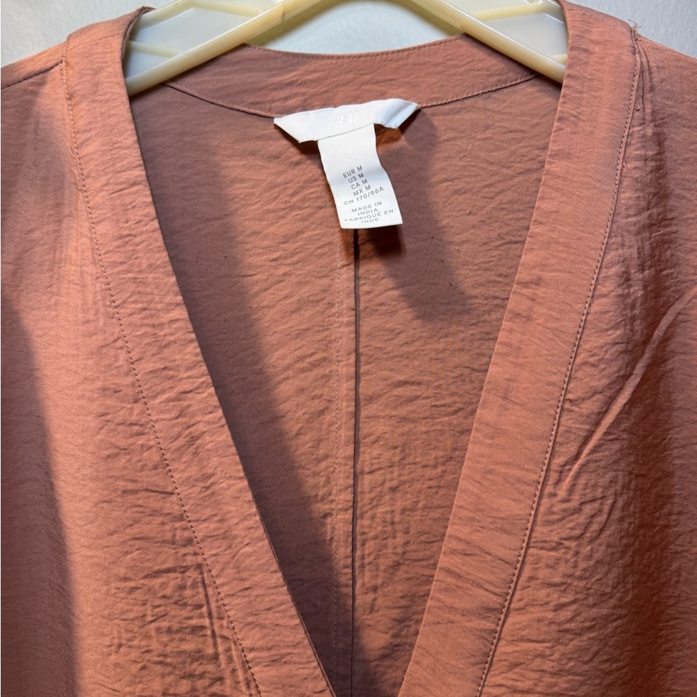 H&M Dusty Rose Maxi Dress with V-Neck - Picture 4 of 11